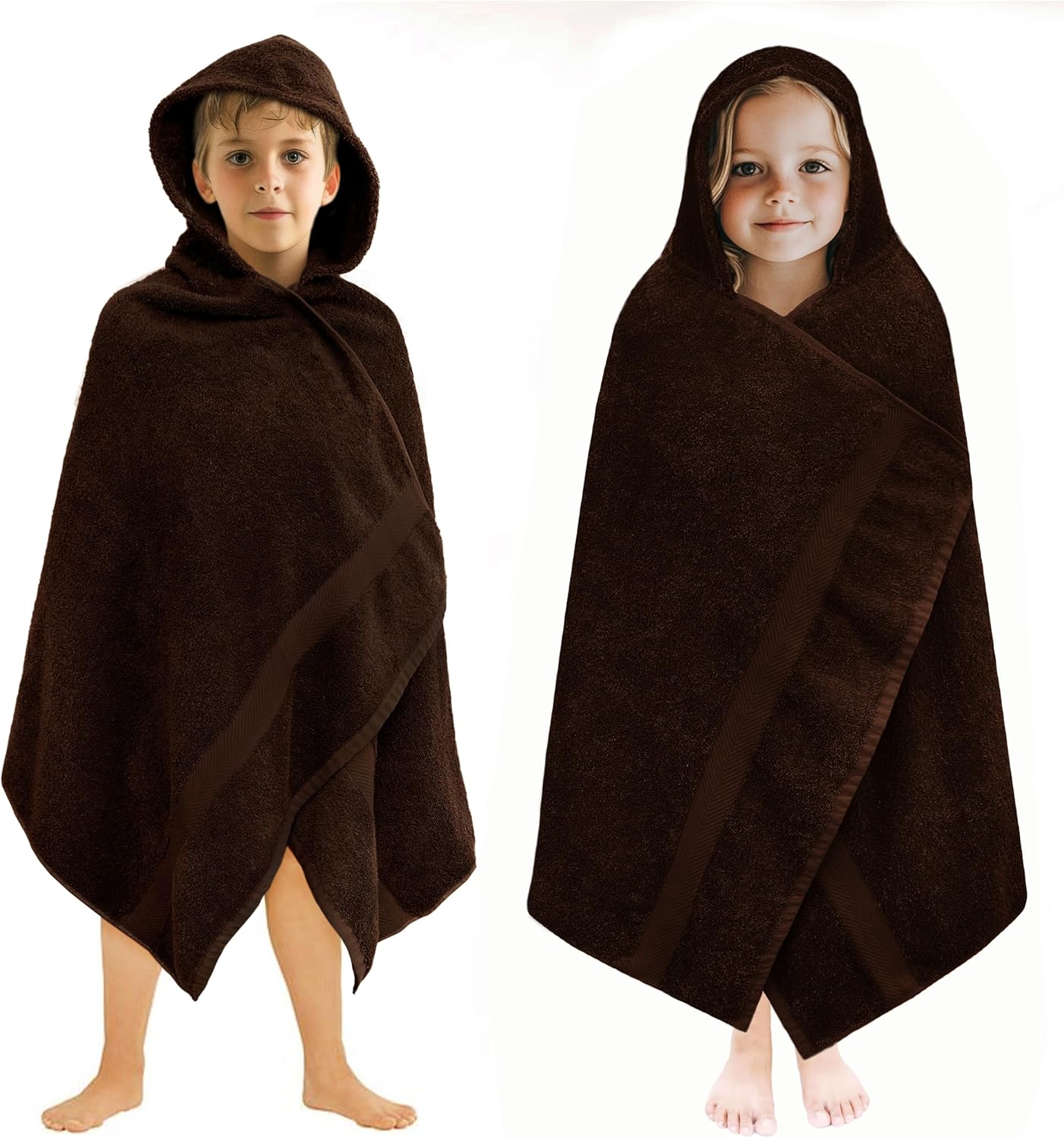 Original Kids Hooded Bath Towel Wrap 2 Pack