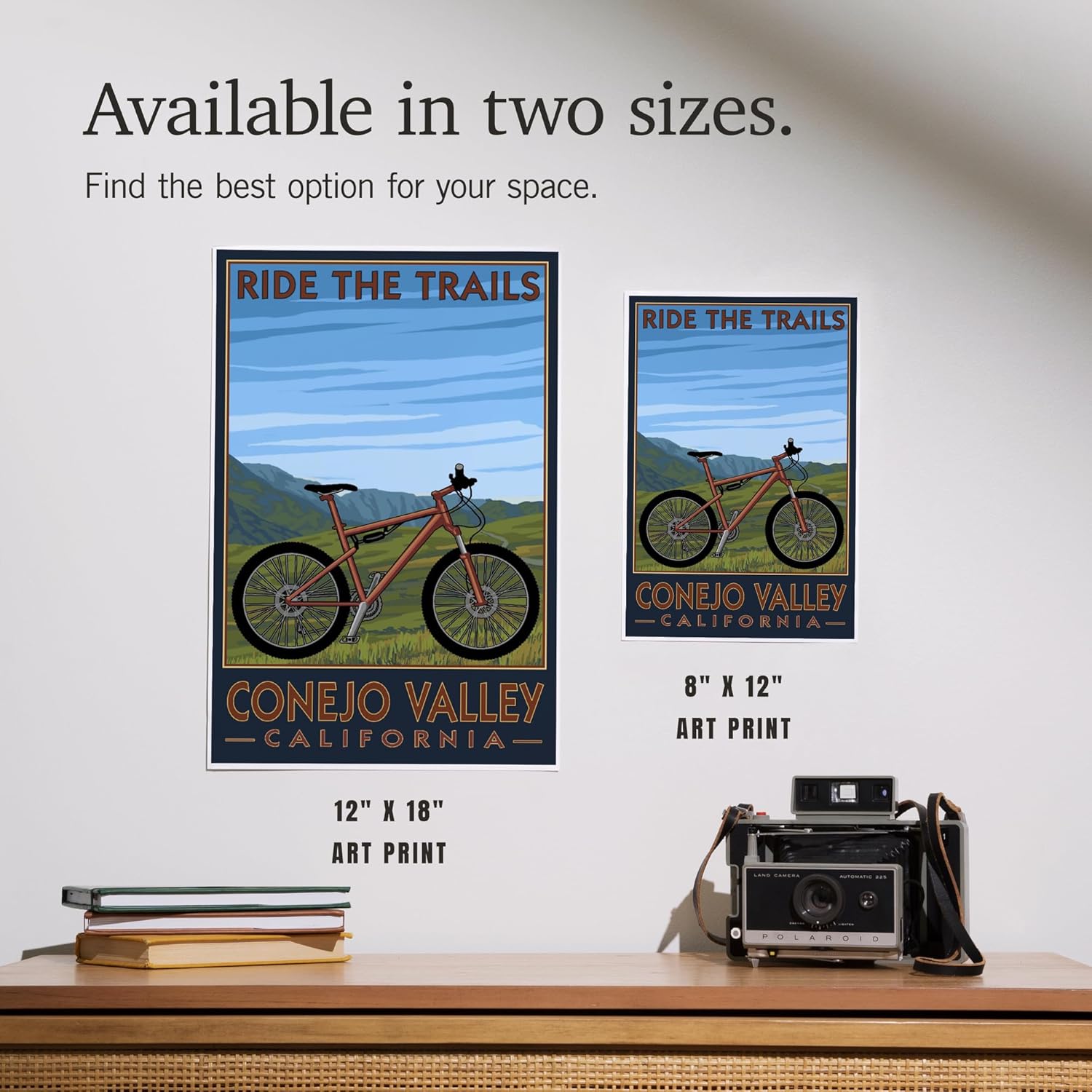 Lantern Press 8x12 Art Print Ride the Trails