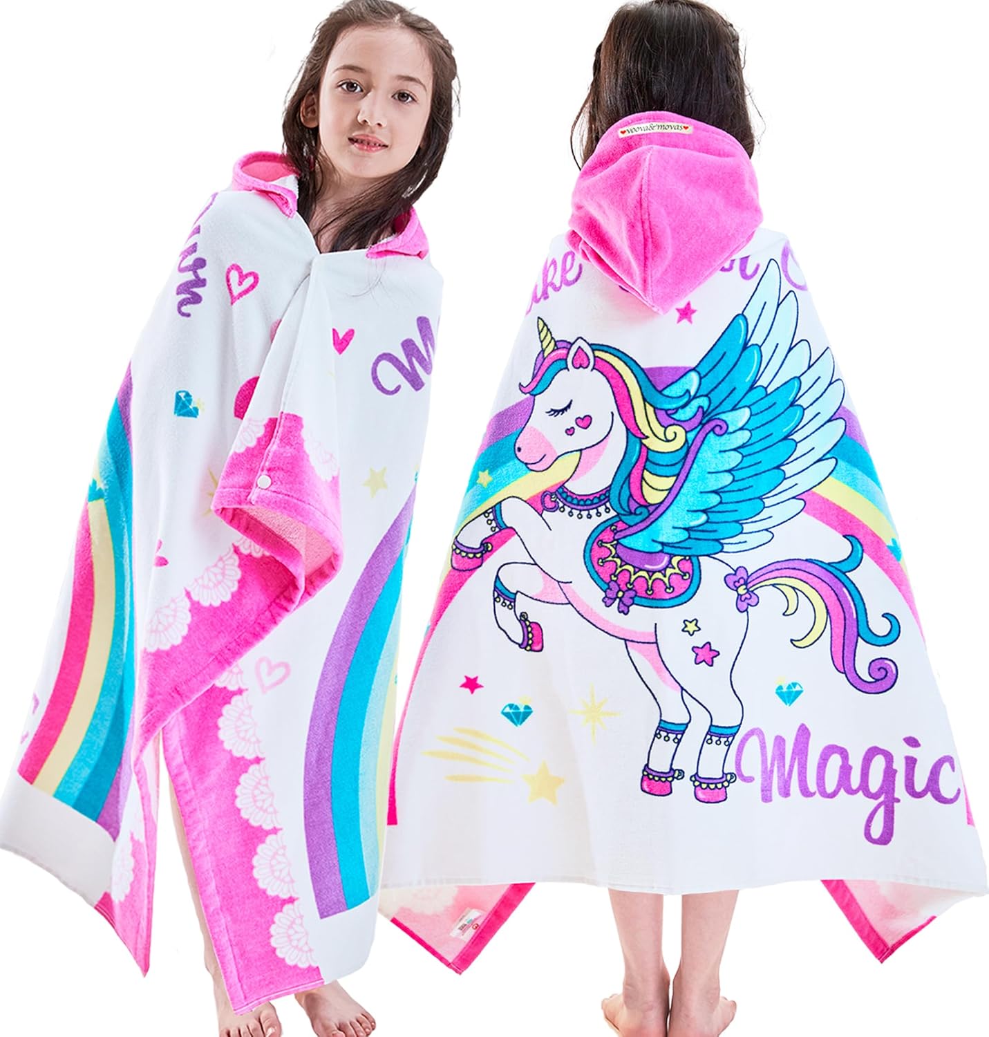 VOOVA MOVAS Kids Towel with Hood 30X50