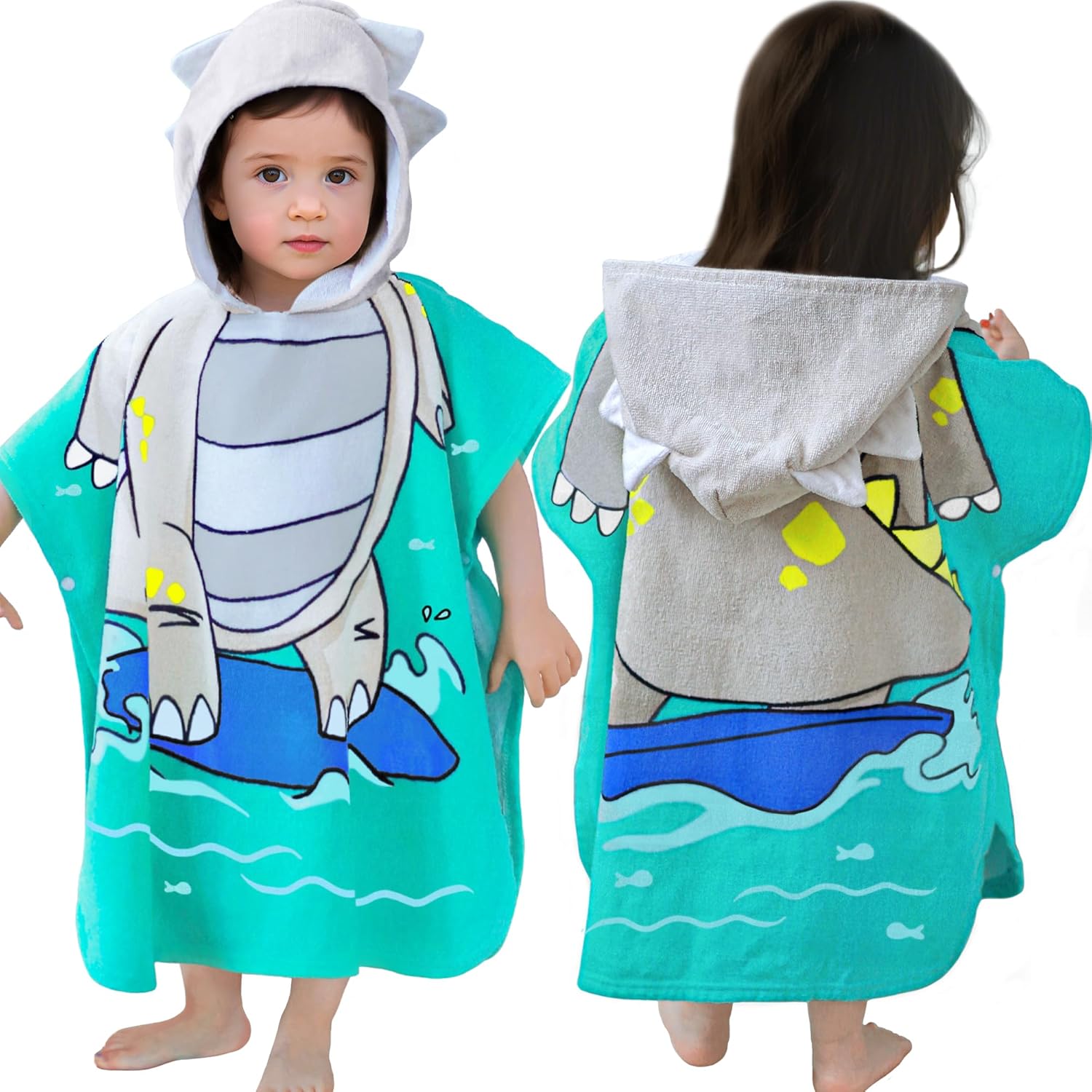 VOOVA MOVAS Toddler Poncho Towel with Hood