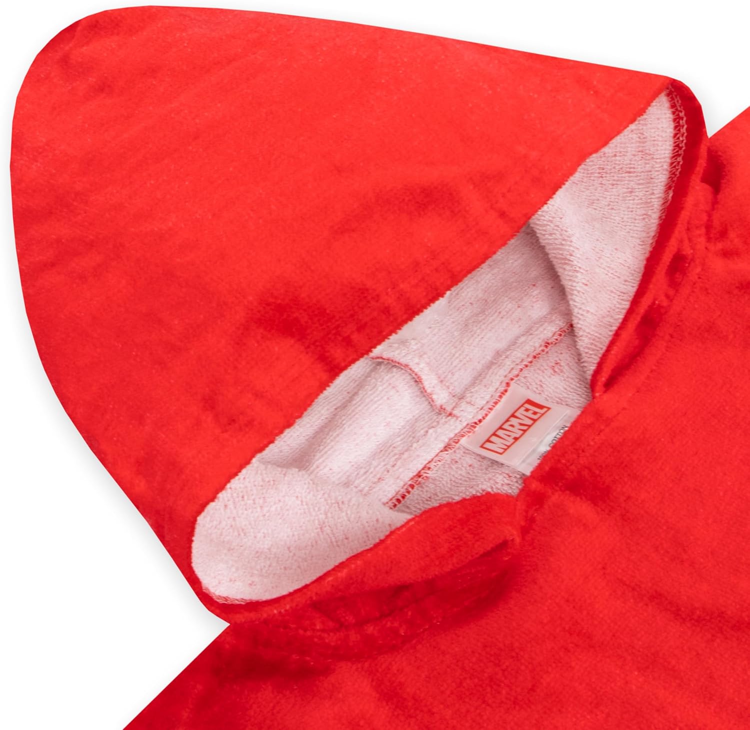 Marvel Avengers Hooded Towel Poncho for Kids One Size Red