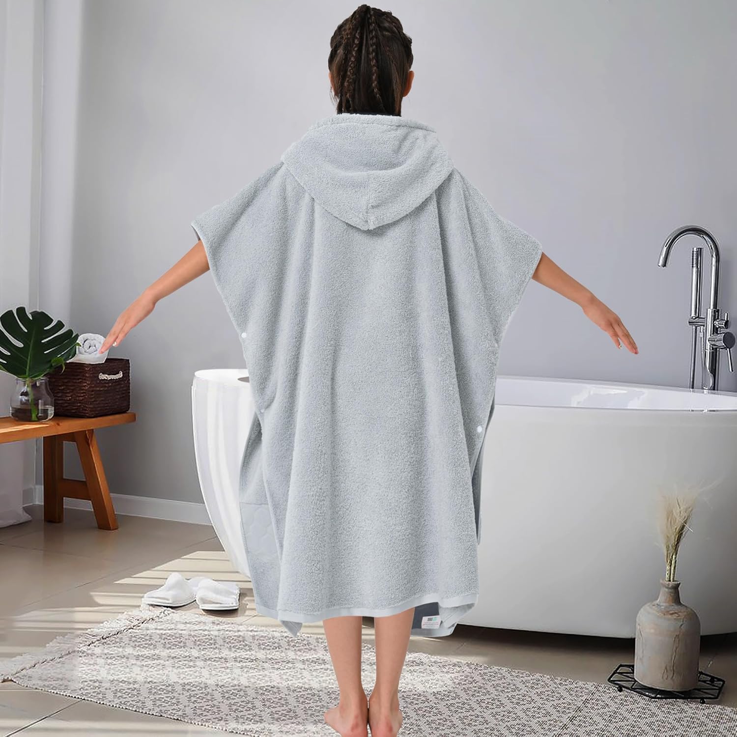 VOOVA MOVAS Thick Hooded Bath Towel for Kids 8-14 Years