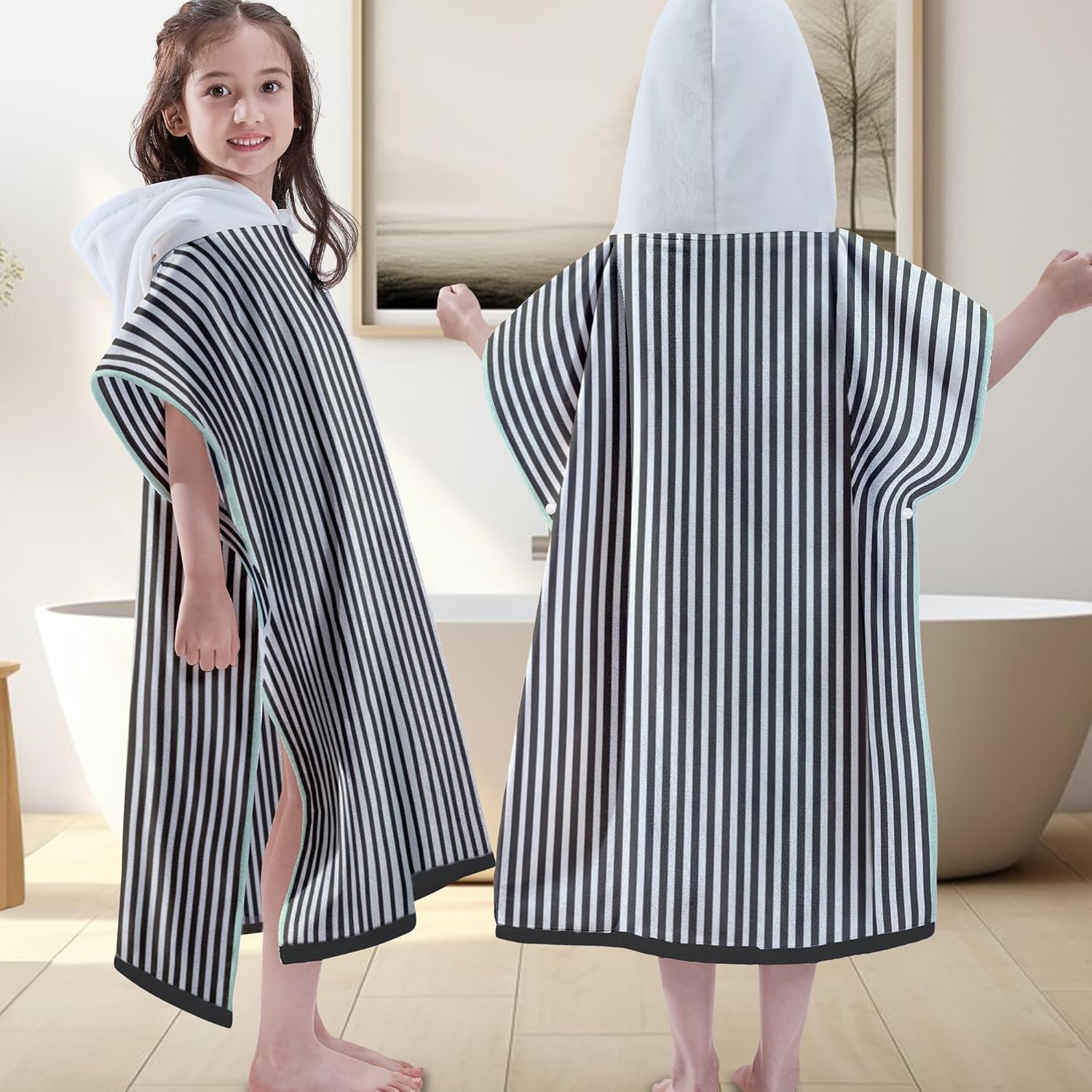 VOOVA MOVAS Hooded Beach Towel for Big Kids