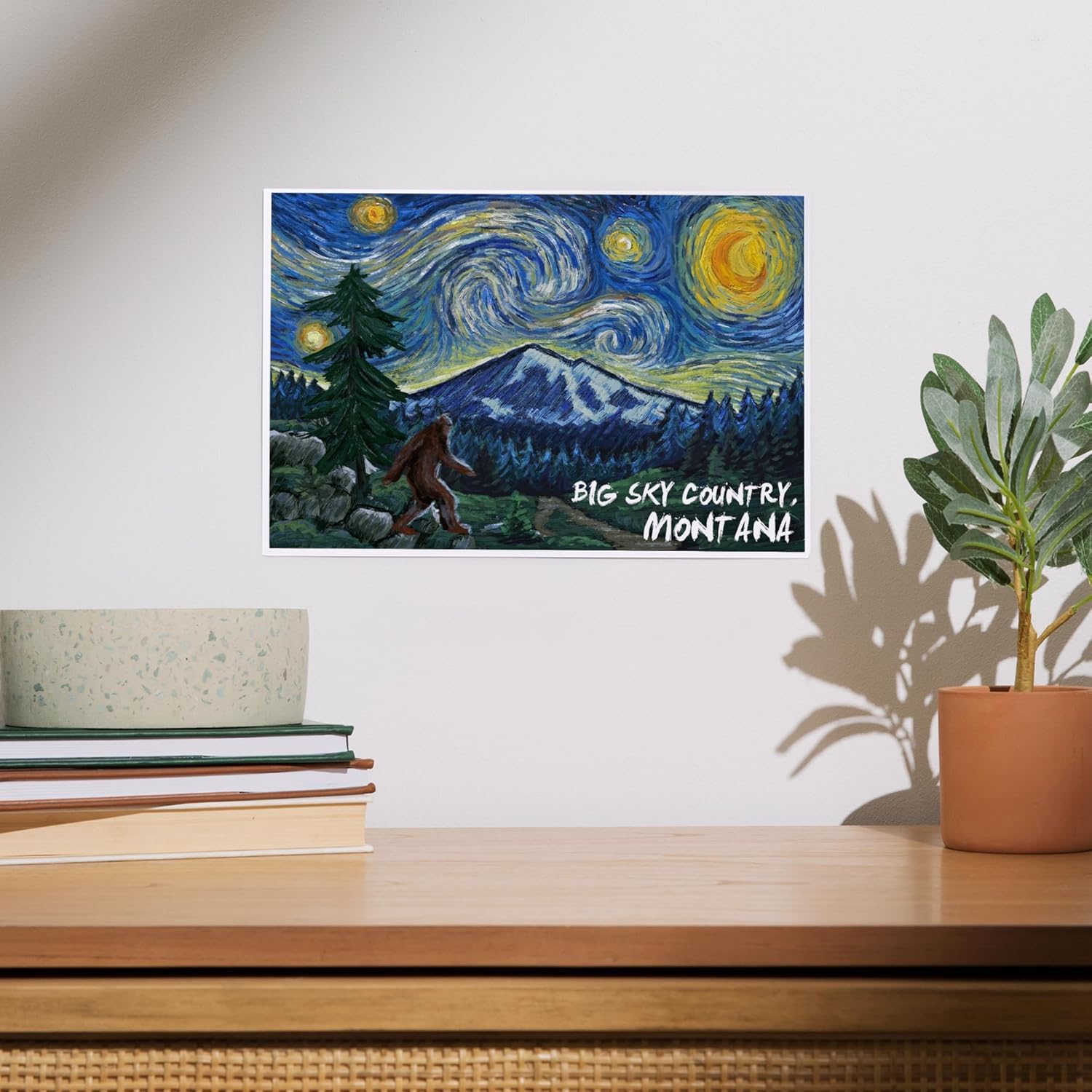 Lantern Press 8x12 Art Print Big Sky Country 1