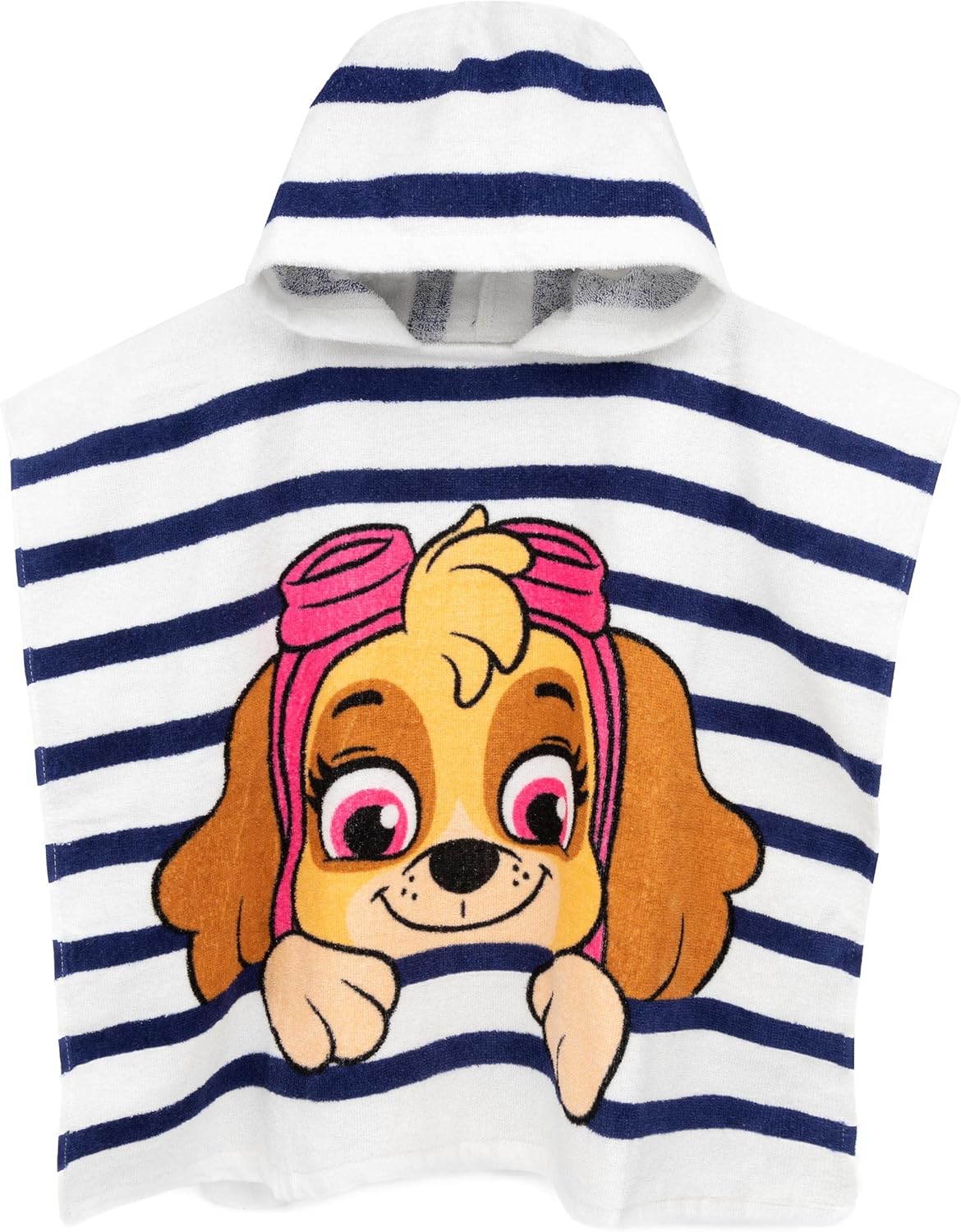 Paw Patrol Skye Towelling Poncho Girls White