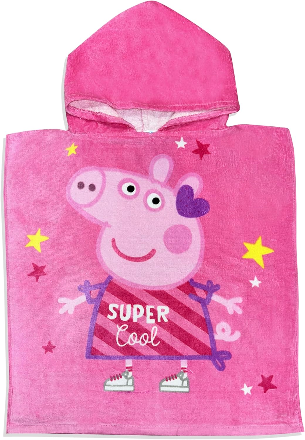 ROYAL WEAR Kids Licensed Character Beach Hooded Bath Towel Peppa 40x60 1