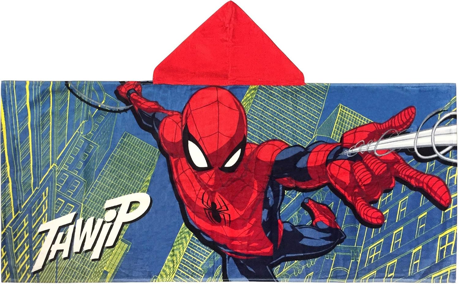 Jay Franco Kids Hooded Towel Spiderman