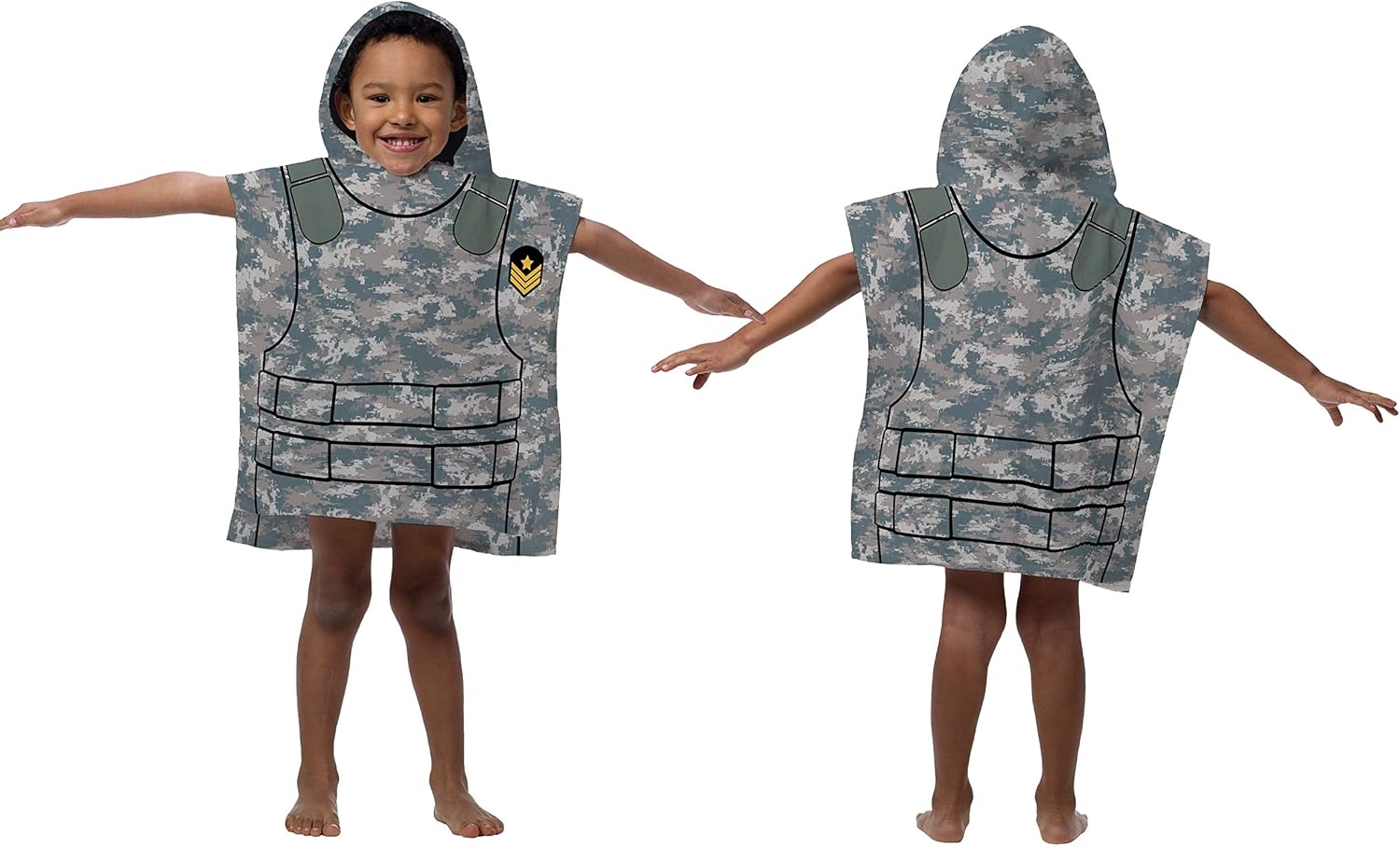 Jay Franco Trend Collector Soldier Poncho Towel - 22x22 Inches