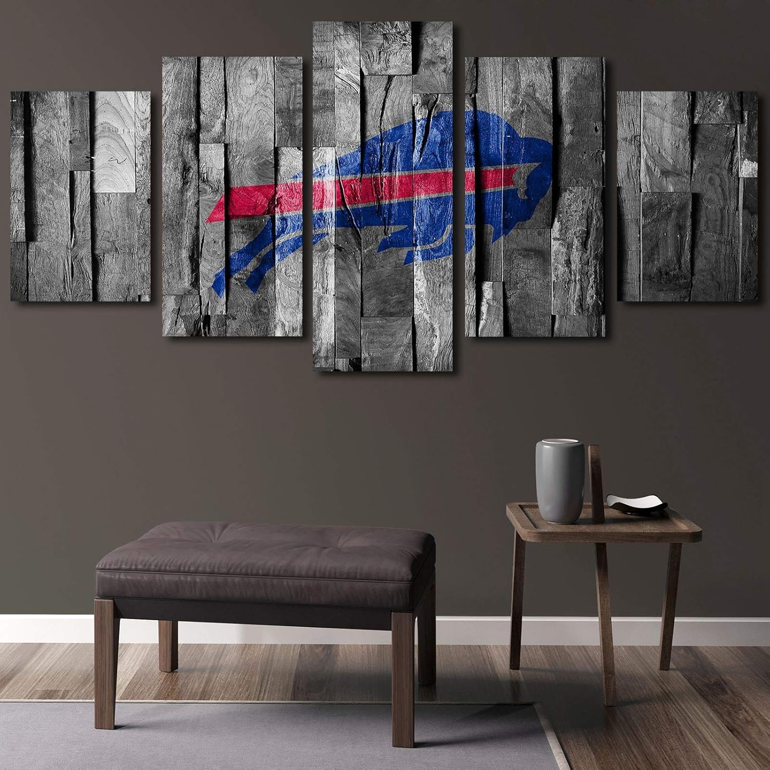 Buffalo City Bills Football Poster Wall Art 5PCS