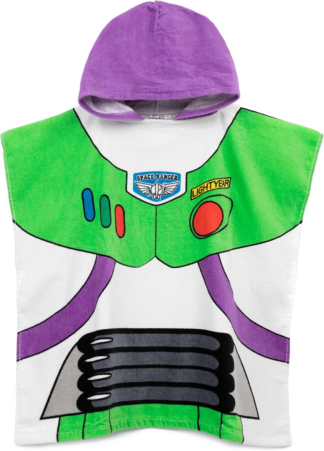 Disney Toy Story Buzz Lightyear Towel Poncho Kids Bath Towel