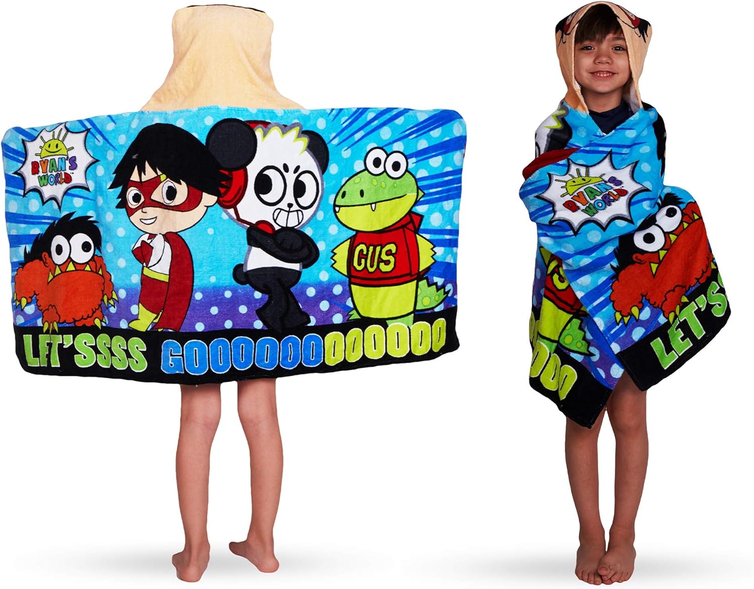 Franco Kids Bath and Beach Hooded Towel Wrap