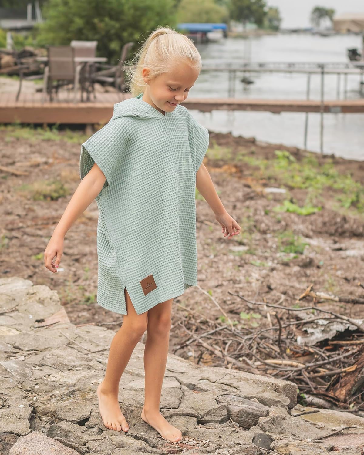 Premium Wearable Hooded Towel Poncho for Kids