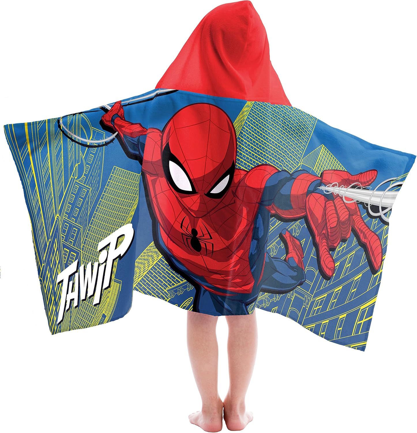 Jay Franco Kids Hooded Towel Spiderman