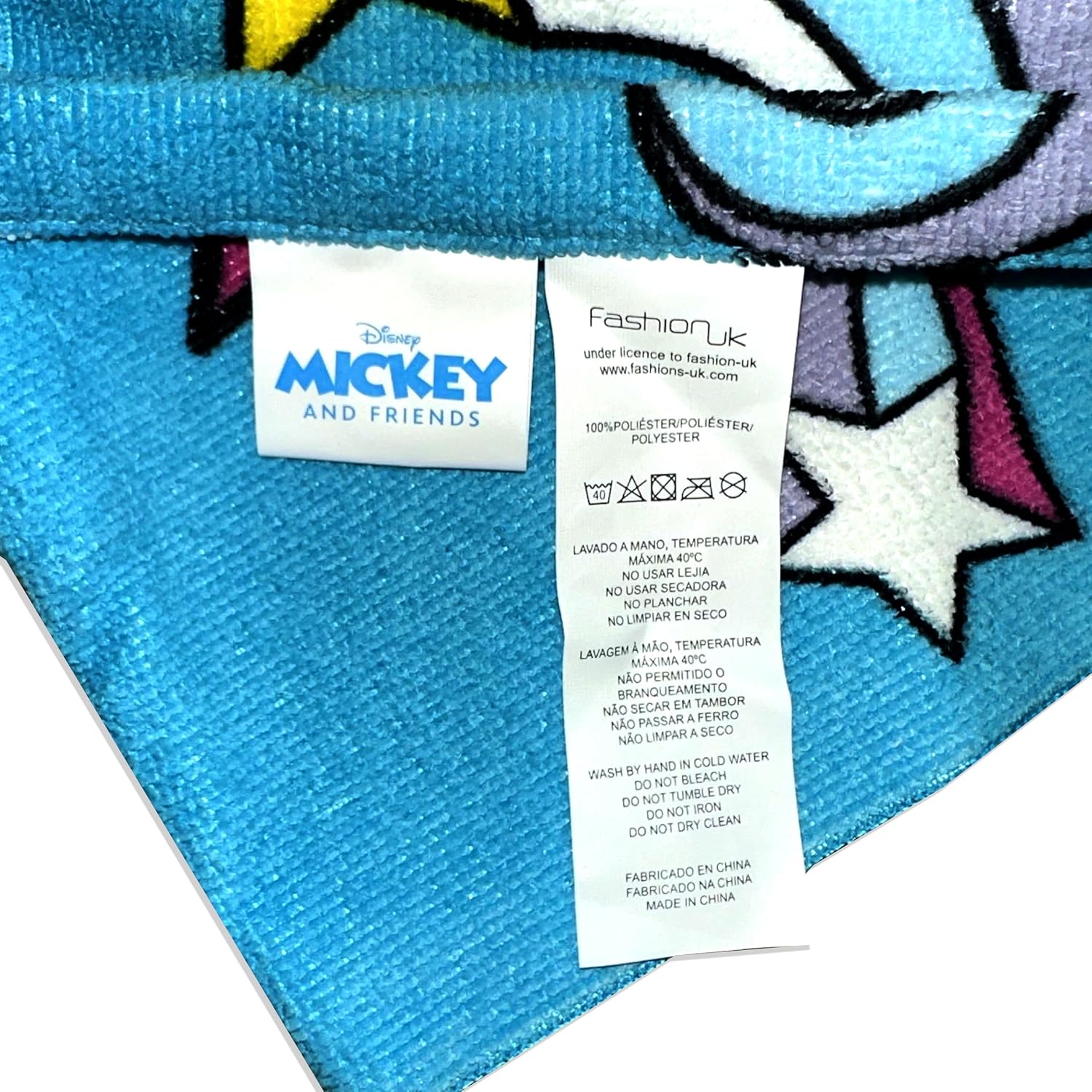 Generic Minnie Mouse Hooded Towel Lets Go Surfin