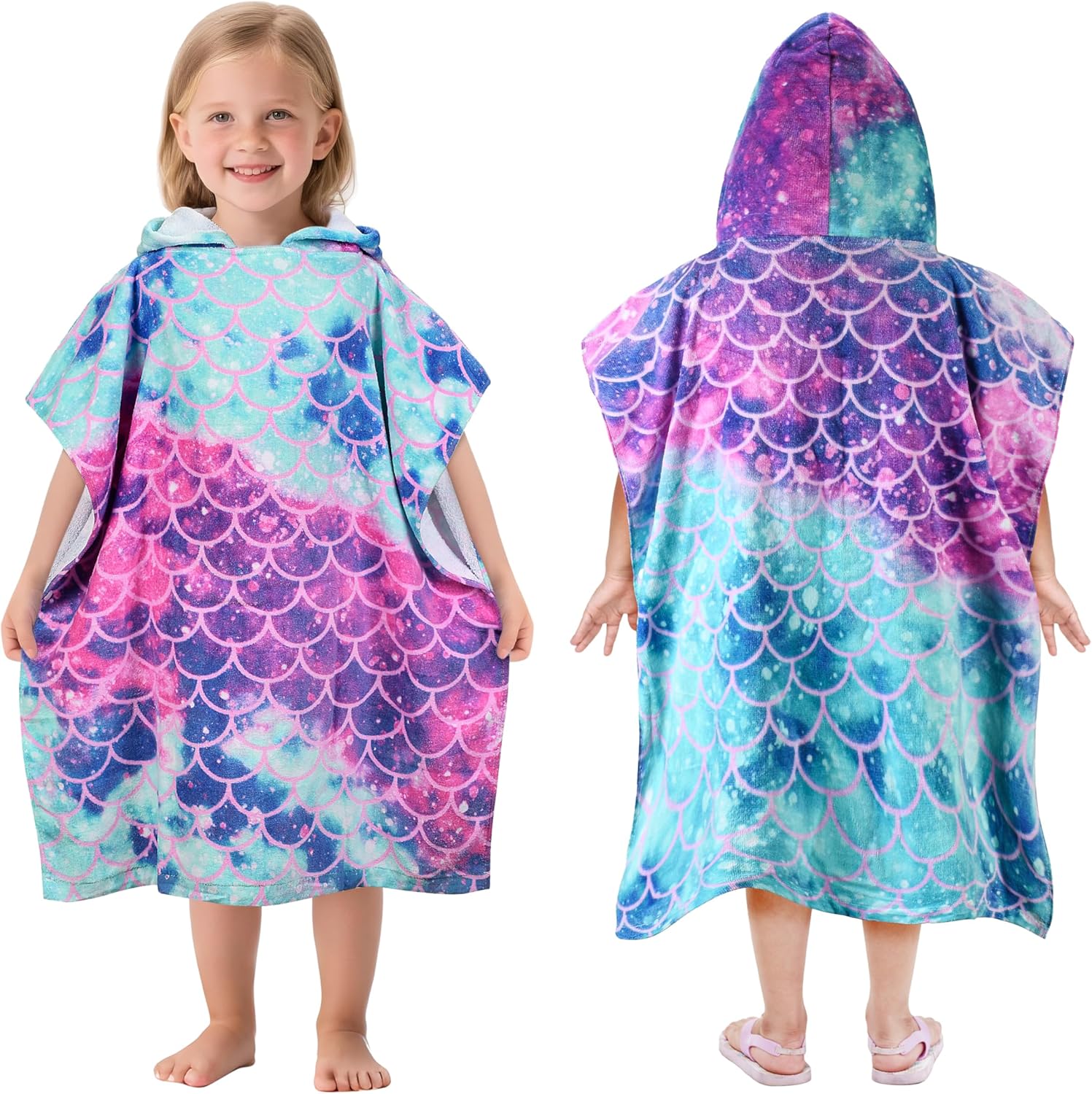 Tirrinia Mermaid Hooded Towel for Kids