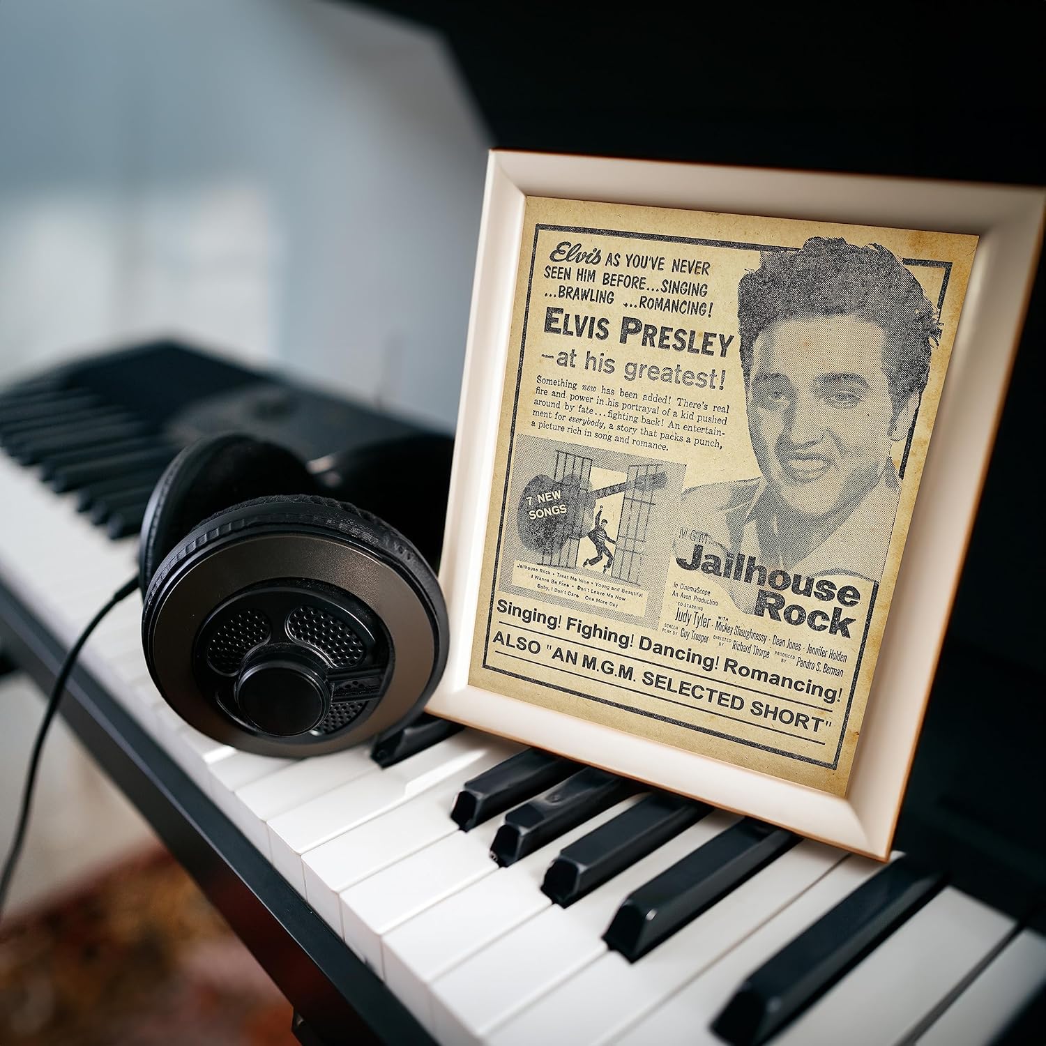 Jailhouse Rock Retro Classic Music Wall Art Print 11x14