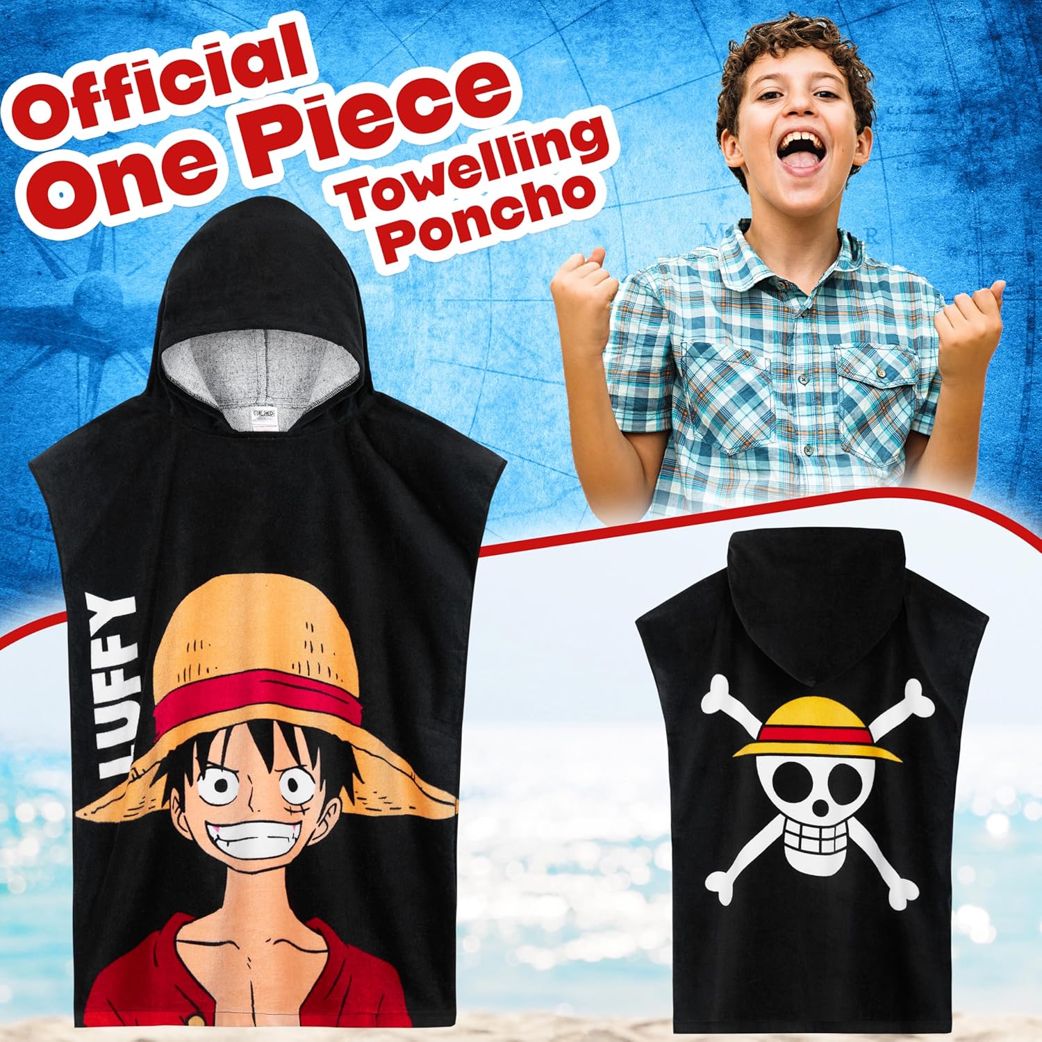 Get Trend One Piece Bath Towel with Hood for Kids