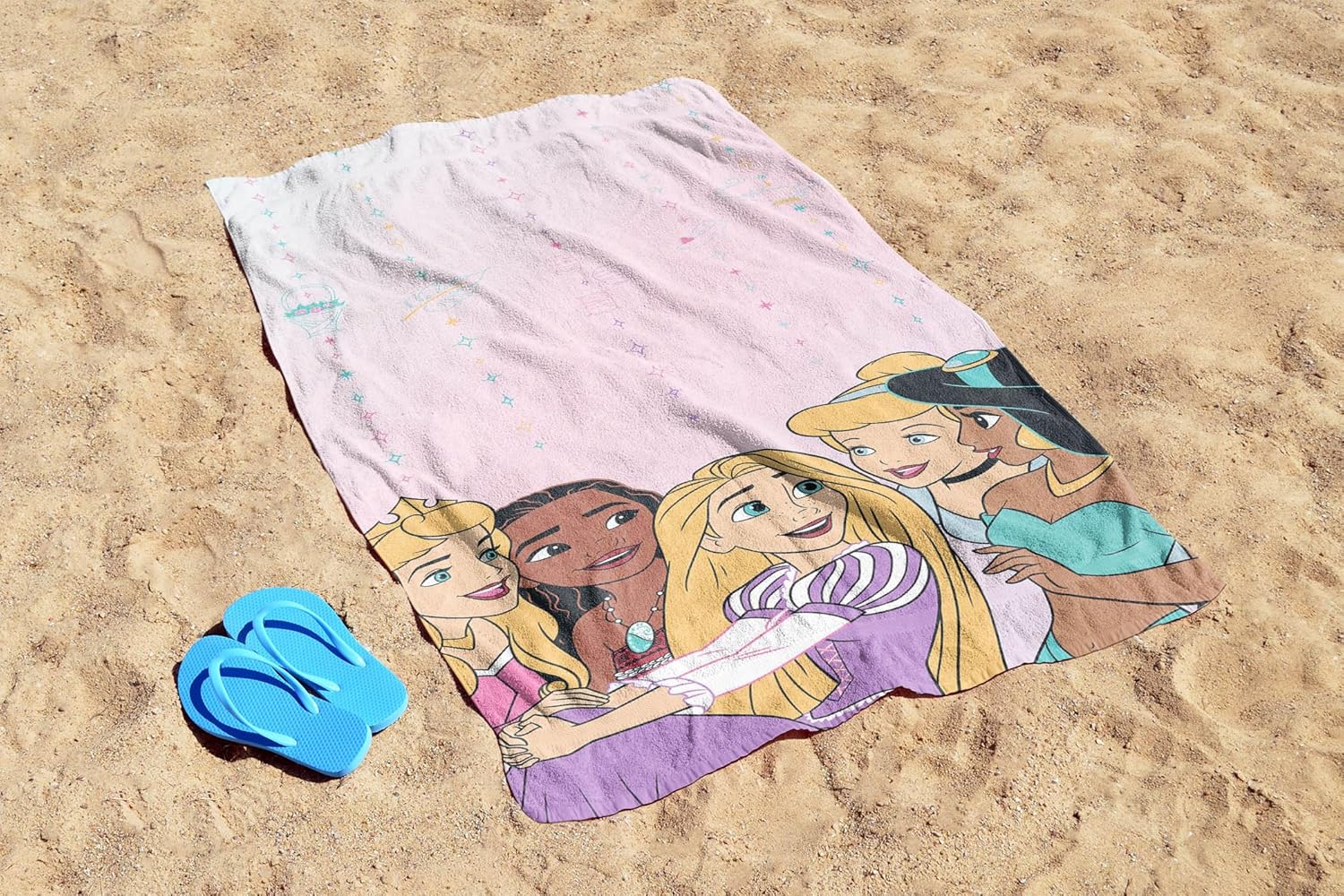 Jay Franco Disney Princess Kids Bath Towel - 28x58 Inch 100 Cotton