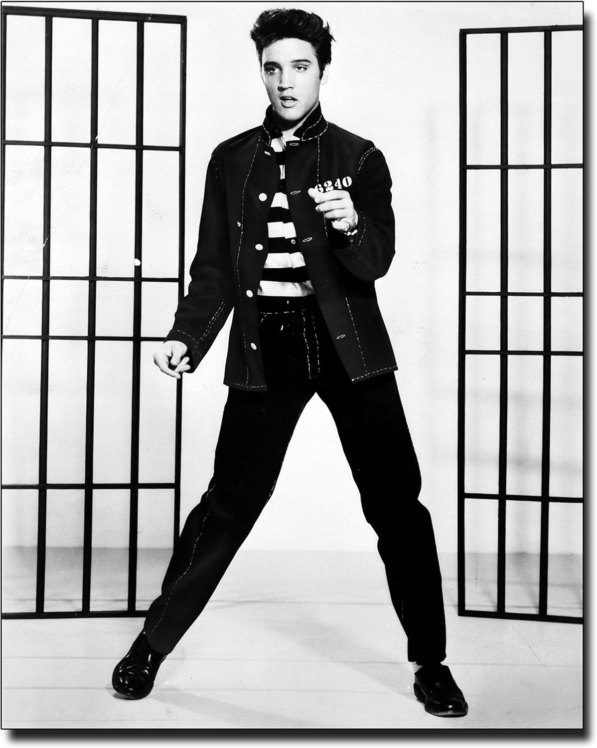 Elvis Presley The King of Rock n Roll Poster Print