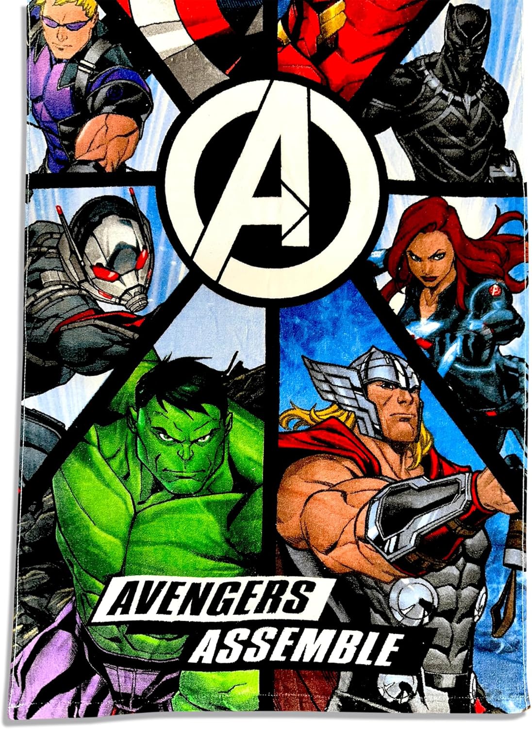ROYAL WEAR Kids Avengers Character Bath Towel Set