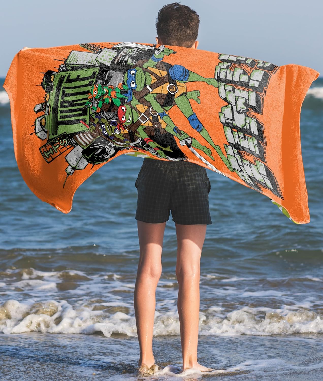 Jay Franco Teenage Mutant Ninja Turtles Bath Towel - 28 x 58